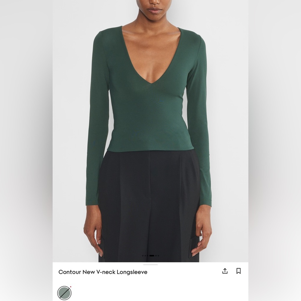 Aritzia Contour V-Neck Top